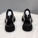 Chunky Heel Martin For Women New Autumn Winter British Style Ankle Height Increasing Slimming Fleece Lined Melard Short_vogvips.com