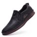 Euro Step 2025 Spring And Autumn New Men's Casual Hand-sewn Leather Soft Sole Slip-on Single Shoes 7038_vogvips.com