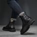 European Warm Series Martin Genuine Leather Boots Winter Top Layer Cowhide Workwear British Style Men's High-top Shoes With Fleece Lining For_vogvips.com