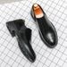Summer New Men's Slip-On Loafers Casual Business Leather For Hairstylists Brogue Trendy Shoes_vogvips.com