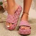 Large Size Women's Slippers round Head Small Plum Blossom Print Lightweight Comfortable Womens Slippers for Casual Wear_vogvips.com