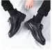 Men's Low-top British Style Chunky Casual Leather Shoes For Wedding And Office Wear_vogvips.com