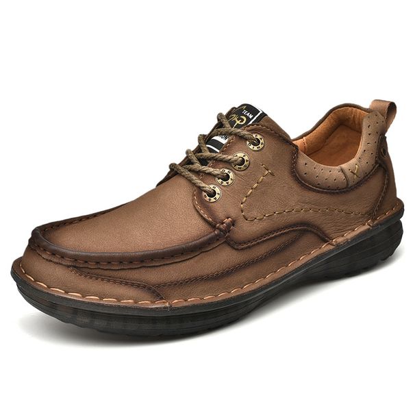 2025 New Autumn Top Layer Cowhide British Versatile Men's Formal Fashion Trend Business Soft Soled Casual Leather Shoes_vogvips.com