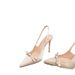 2025 Solid Color Closed-Toe Sandals With Thin Heels Open Back, Elegant Socialite Style, One-Strap Buckle High Heels,_vogvips.com