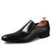 Men's European Style Pointed Toe Top Layer Cowhide Business Slip-On Formal British Genuine Leather Breathable Shoes_vogvips.com