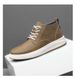 Men's Tooling Shoes Lace-up Leather Retro Handmade Heightening Breathable Sot Leather Sot Sole High-top Casual Board Shoes_vogvips.com