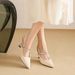 Elegant Pointed-toe High-heeled 2026 New Design, Unique Summer Sandals Women, Rhinestone Single Shoes For Outdoor Wear_vogvips.com
