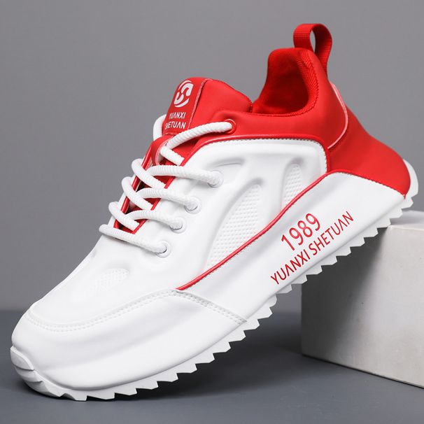 2025 Men's Autumn Trendy Shoes: High-end, Versatile, ,Casual Running, Height-increasing Soles, Black Dad Trendy Shoes_vogvips.com
