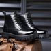 European Warm Series Men's Autumn Winter Fleece-Lined Thickened Mid-Cut Casual British Style Martin Thick Sole Work Boots_vogvips.com