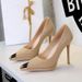 Women's Shoes Waterproof Table Iron Head Pointed Head Shallow Mouth High Heels Thin Heel Super High Heel Single Shoes Women_vogvips.com
