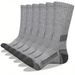 6 Pairs Of MEN'S Sports Socks, Sweat Absorbing, Comfortable Breathable, Suitable For Basketball Trai And Outdoor_vogvips.com