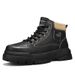 Men Special Work Shoes 2025 Autumn Winter British Style Martin Work Casual Trendy Men's Mid-Top Motorcycle Shoes_vogvips.com