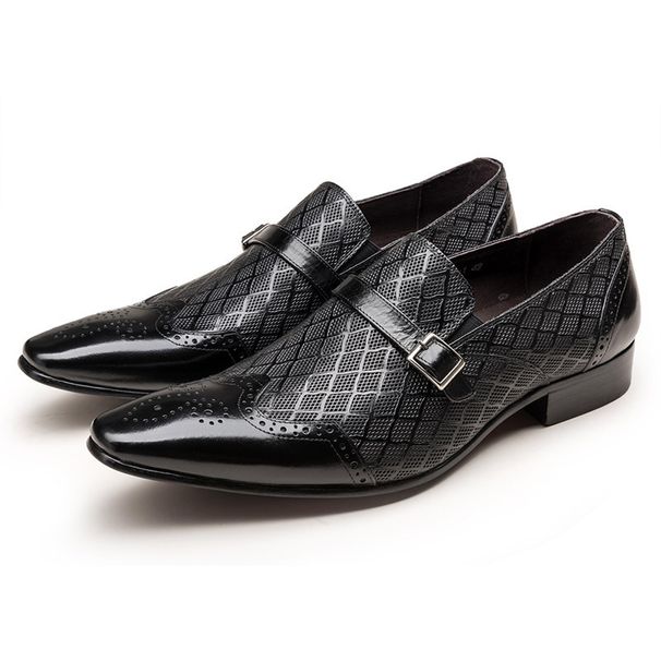 2021 Simple Versatile Trendy Batch New Men's Business Buckle Square Toe Slip-On Leather Shoes For Men_vogvips.com