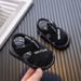 New Summer Sandals For 0-2 Year Olds, Soft Sole Non-Slip Toddler Boys' Beach Shoes, Anti-Kick Baby Squeaky Shoes_vogvips.com