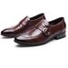 Cross-border Genuine Leather Men's Formal Business Slip-on Pointed-toe British Casual Shoes, Work Shoes_vogvips.com