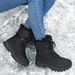 Women's Winter Snow Boots - Fleece Lined High Top Waterproof Boots For Outdoor & Hiking (Wide Width Available)_vogvips.com