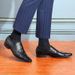 【 Promotion 】 Men's Shoes With Soft Sole, Business Casual Leather, Crocodile Pattern, British Formal Wear, Loafers,_vogvips.com