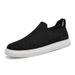 Retro Board Shoes Fly-woven Cowhide Mesh Shoes Comfortable Invisible Inner Height-increasing Mesh Board Shoes_vogvips.com