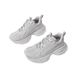 Sparkling Platform Sneakers With Rhinestones - Breathable Athletic Shoes For Walking, Lightweight Comfort With 3-5CM Elevation, Round Toe Design_vogvips.com