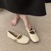 Soft-soled Mary Jane With Round Toe And Shallow Cut, 2026 Spring New Model, Versatile For Commuting, Single-strap Flat_vogvips.com