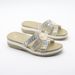 Women's Shoes New Flat Sandals Rhinestone Embellished, Versatile, Casual, High End, Fashionable Half Slippers, Summer Wear, Women's Shoes._vogvips.com