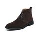 European Warm Series New Large Size 48 Martin Men's High-top Suede Short Boots Chinese Leather Shoes Plus Velvet Cotton_vogvips.com