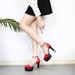 Popular Summer Fish-mouth For Women, Fashionable European And American Cross-border Sexy High-heeled Chunky-heel Sandals_vogvips.com