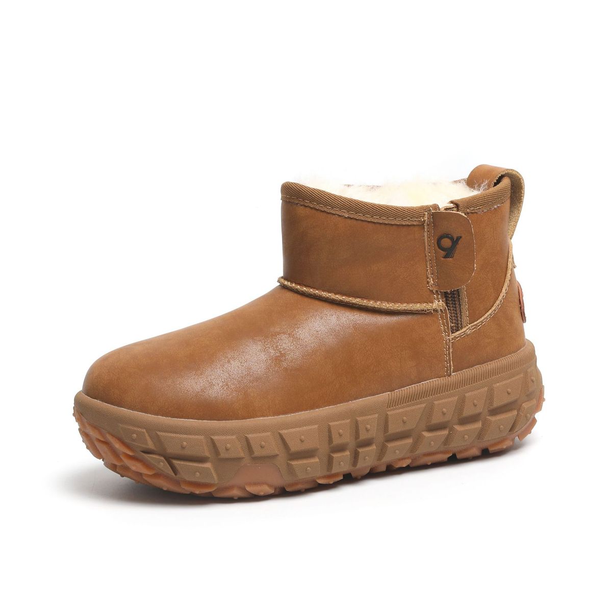 2025 New Thick-Soled Short Tube Fleece-Lined Northeastern Cotton Non-Slip Snow Boots For Women Internet Celebrity_vogvips.com