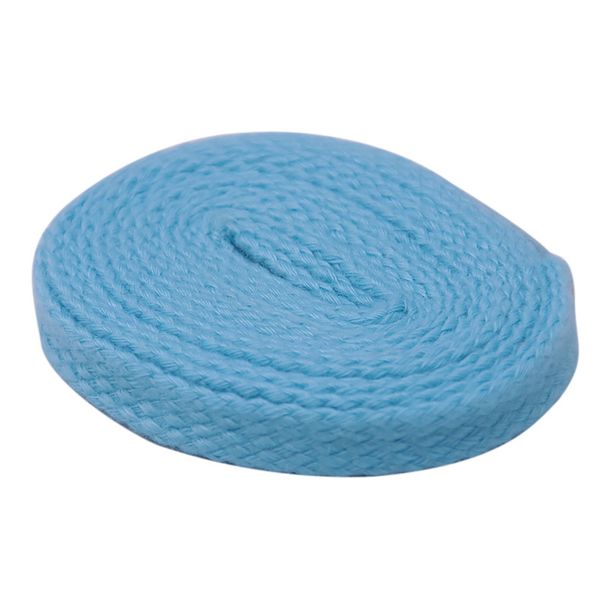 Shoelace 7mm Wide Flat Solid Color Terylene Ribbon Twill Thickened_vogvips.com