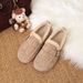 New Autumn And Winter Style A Pair Of Lambskin Cotton Shoes For Women_vogvips.com