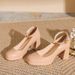 Women's Shoes French Mary Jane Shoes Classic Mary Jane Pumps For Women – Chunky Heel Platform Shoes In Glossy Patent Leather, Sizes 34-40_vogvips.com