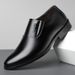 2025 Spring And Autumn New Men's Business Formal British Style Pointed Toe Slip-On Single White Leather Shoes Men 221_vogvips.com