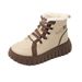 Tide Velvet Martin Boots Women's Casual Thick-soled Heightening Student Thermal Locomotive Boots_vogvips.com
