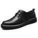 Men's Genuine Leather Dress Shoes - Business Casual Oxfords With Round Toe, Comfortable & Breathable For Daily Wear Cowhide All Match Men's Shoes_vogvips.com