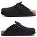 Comwarm Winter Slippers Brand Cow Suede Clogs Leather Cork Footbed Mules Outdoor Antiskid Men Beach Sandals_vogvips.com