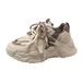 Double Mesh Breathable Dad Shoes Patchwork Height Increasing Slimming Sneakers Spring Autumn 2026 New Thick Soft Sole_vogvips.com
