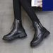 Martin Boots Women's British Style 2025 New Autumn And Winter Plush Boots Thick Bottom Short Boots Look Thin Single Boots_vogvips.com