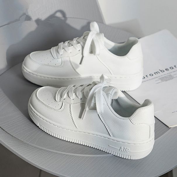 White Sneakers 2024 Spring Autumn New Versatile Niche Ins Trendy Women's Casual Sports Flat Shoes_vogvips.com