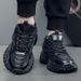 2025 New Plus Size Thick Soled Sports For Fashion Trend Dad Breathable Four Season Men's Shoes_vogvips.com