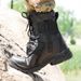 Combat Boots Men's Outdoor Tactical Boots High-top Side-pull Training Boots Wear-resistant Expansion Desert Boots_vogvips.com