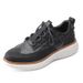 Men's Woven Patchwork Brogue Casual Sneakers Soft Lightweight Cushioned Non Slip Lace Up Walking Fashion Daily Comfort Dress Shoes_vogvips.com