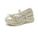 Breathable And Comfortable Woven Women's Shoes, 2026 Summer New Korean Style Casual Fashion Versatile Cross-strap_vogvips.com