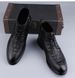 Men's Large Size Fleece High Top Leather Shoes Men's Crocodile Martin Boots Side Zipper_vogvips.com
