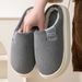 Men's Cotton Slippers, Winter New Style, Outdoor Wear, Home Use, Anti Slip EVA Thick Bottom, Warm Toe Cap Slippers For_vogvips.com