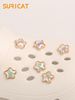 6/12/18-piece Gradient Star Shoe Clip DIY Decoration, Multi-functional Shoe Accessory Suitable For Women's Sandals, Slippers, Beach Bags,_vogvips.com