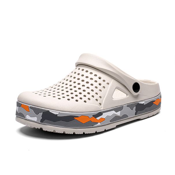 New Mens Clogs Camo Summer Beach Slippers Outdoor Casual Men Sandals Water Shoes Male Big Size_vogvips.com