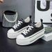 Internet Celebrity, Stature, Thick Sole, High Height, Small White Shoes, Spring And Autumn Season New_vogvips.com