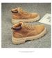 Handmade Leather Men's Shoes Retro Outdoor Platform Casual Shoes Low-top Tooling Shoes_vogvips.com