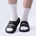 Bebealy Women Men Recovery Sandals Plantar Fasciitis Arch Support Orthotic Slides Adjustable Double Buckle Thick Sole Slippers_vogvips.com