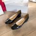 Women's Square Buckle Chunky Heel Flats Classic French Style Low Cut Round Toe Mid Heel Wedding Shoes_vogvips.com